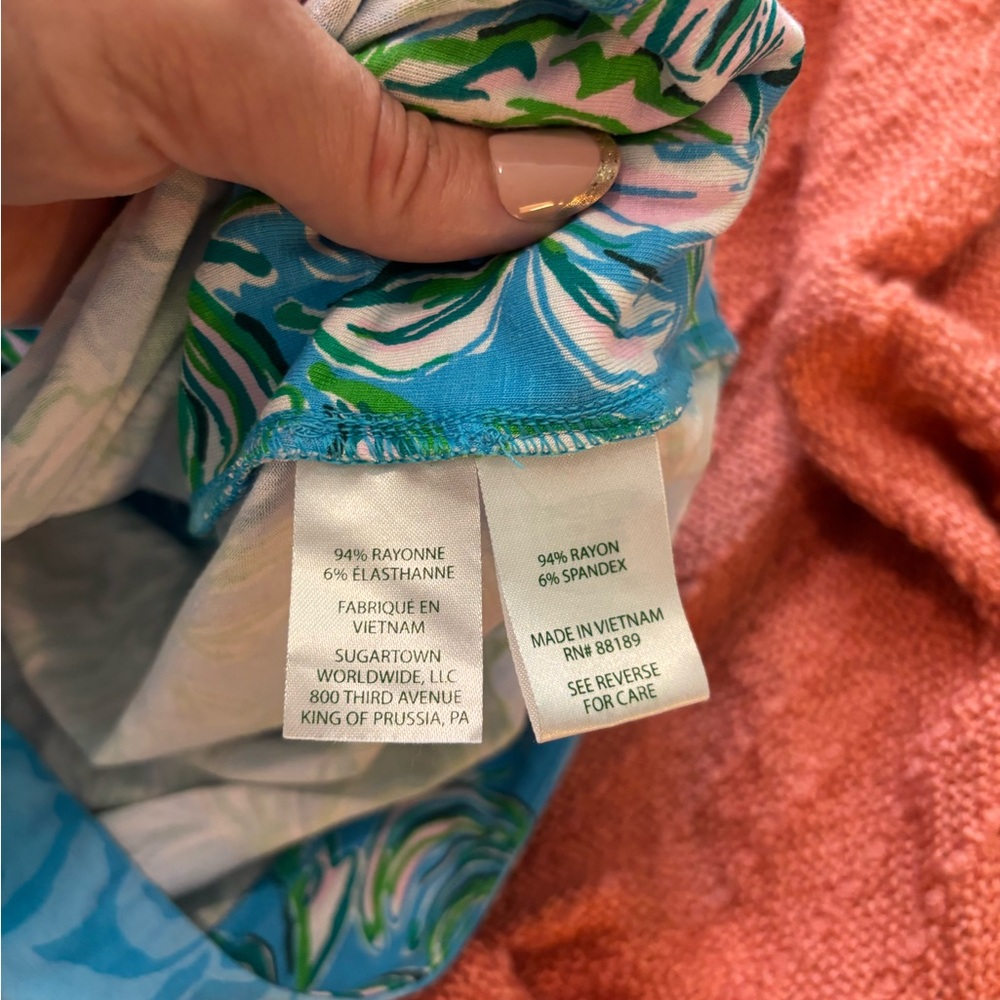 Lilly Pulitzer sleeveless romper cover up - Picture 5 of 5